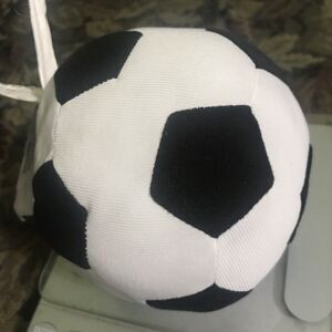 IKEA Soccer Sparks Black White Plush Soft Toy Ball